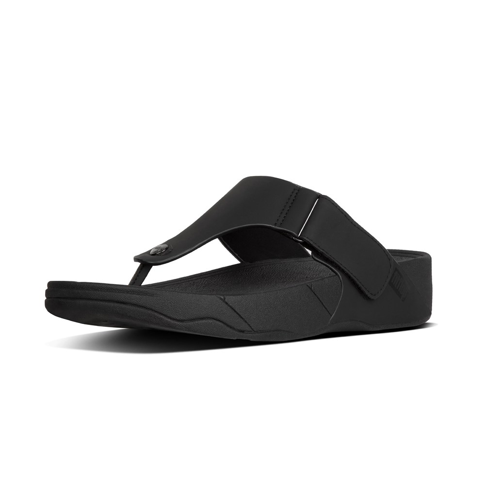 Fitflop Man Sandals Black - Trakk Ii Neoprene Toe-post - EF8523097